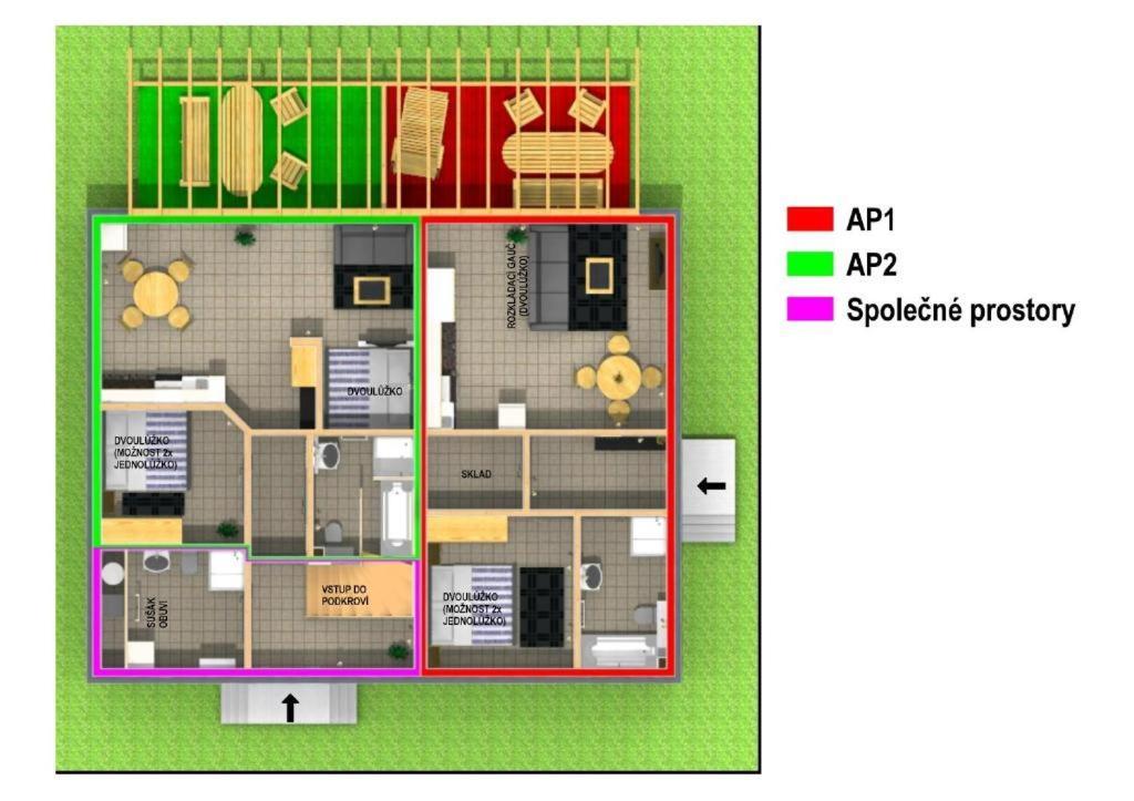 Apartmány Pod Sjezdovkou Abertamy Exteriér fotografie